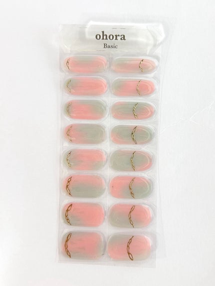 セミキュアジェルネイル(ハンド)/ohora/ネイルシールを使ったクチコミ(5枚目)