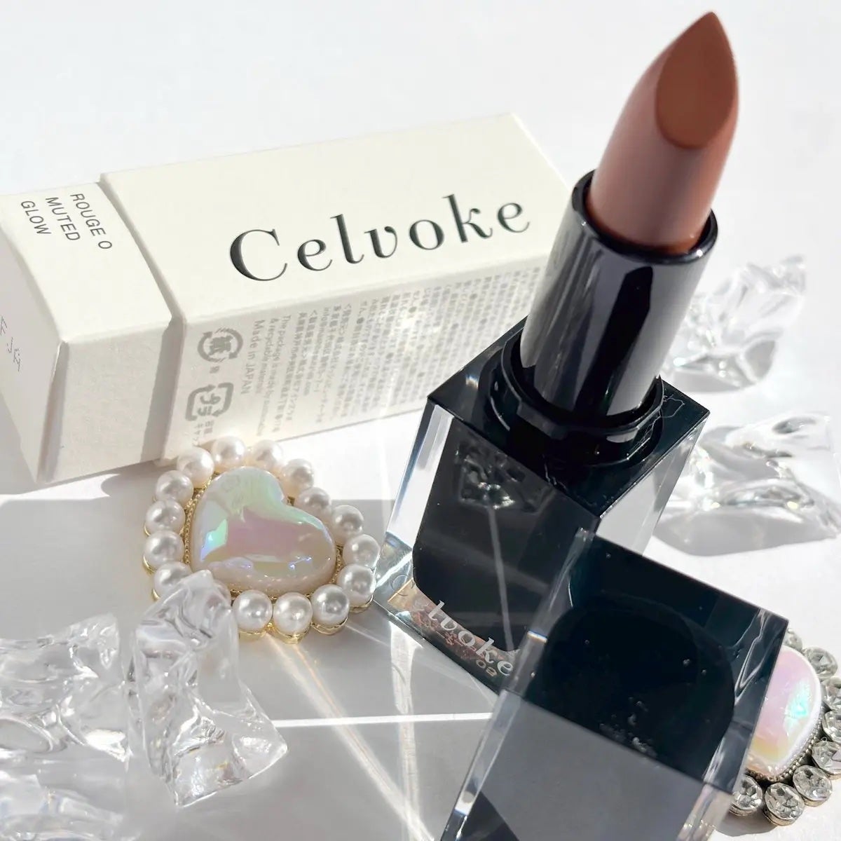セルヴォーク ルージュ オー ミューテッドグロウ/Celvoke/口紅を使ったクチコミ(2枚目)