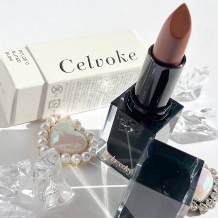セルヴォーク ルージュ オー ミューテッドグロウ/Celvoke/口紅を使ったクチコミ(2枚目)