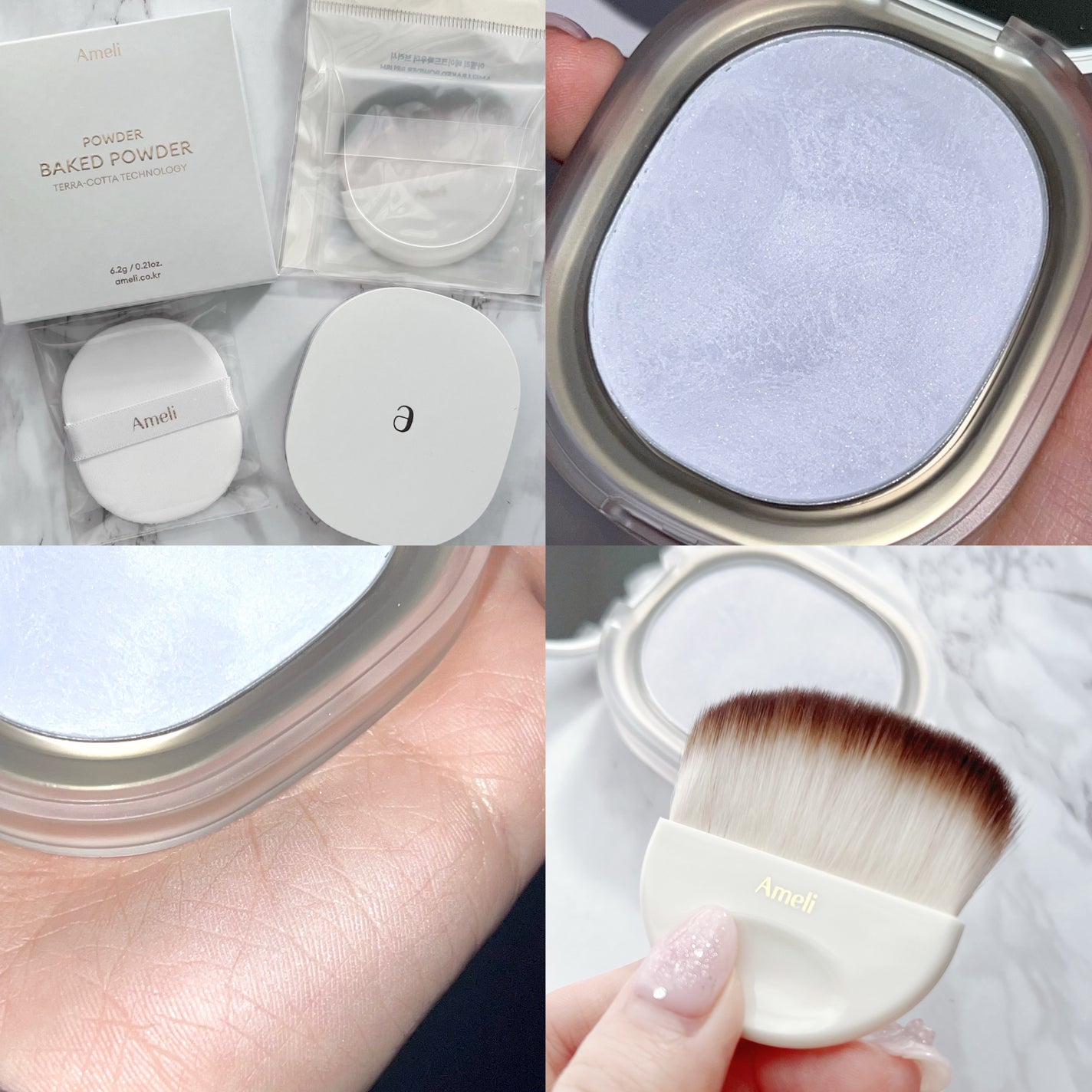 BACKED POWDER/Ameli/プレストパウダーを使ったクチコミ(2枚目)
