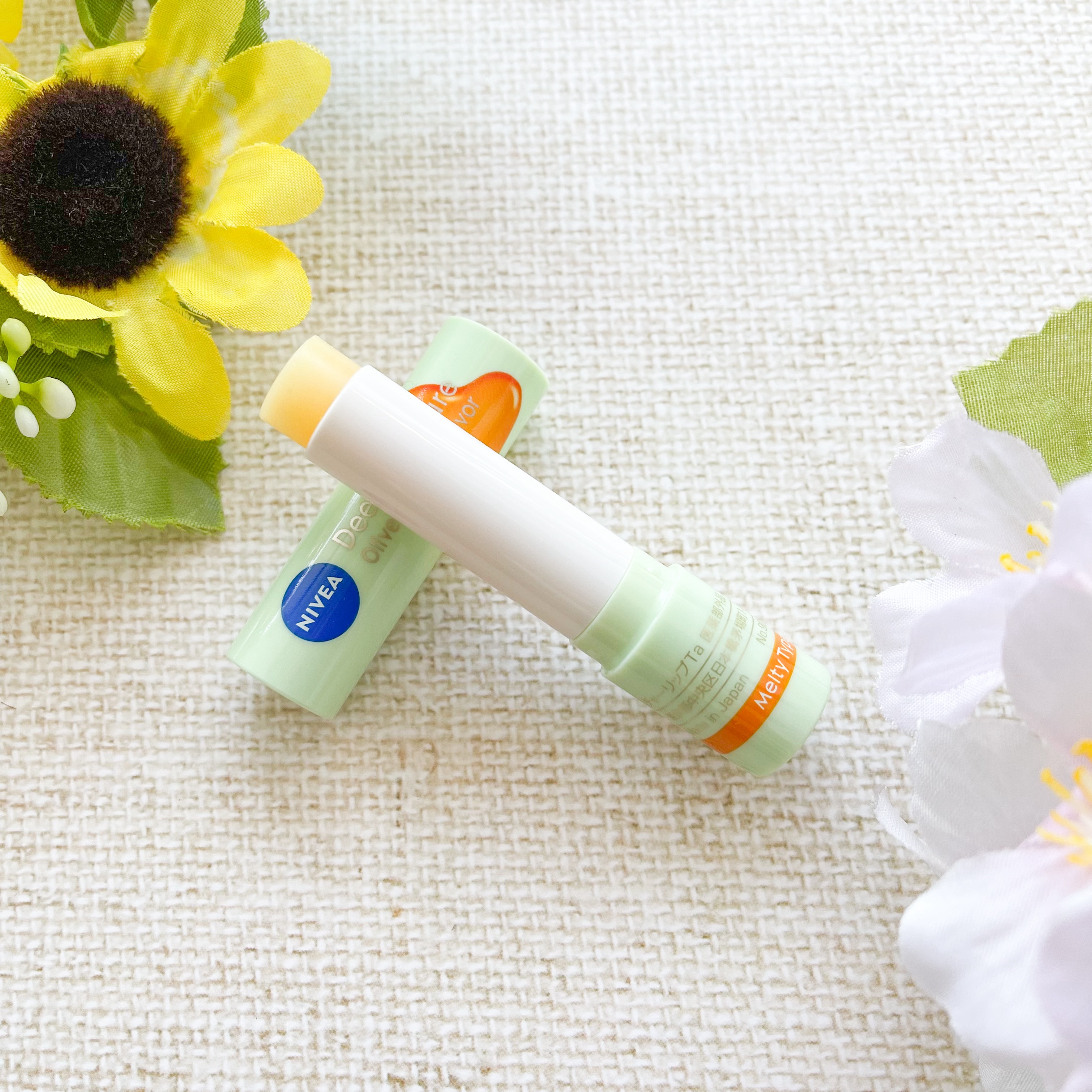 ニベア ディープモイスチャーリップ メルティタイプ/ニベア/リップクリームを使ったクチコミ（3枚目）