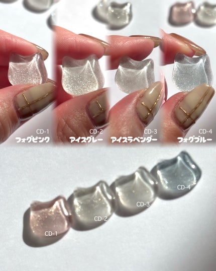 ネコジェル マグネットジェル/ネオコレクション/ジェルネイルを使ったクチコミ(2枚目)