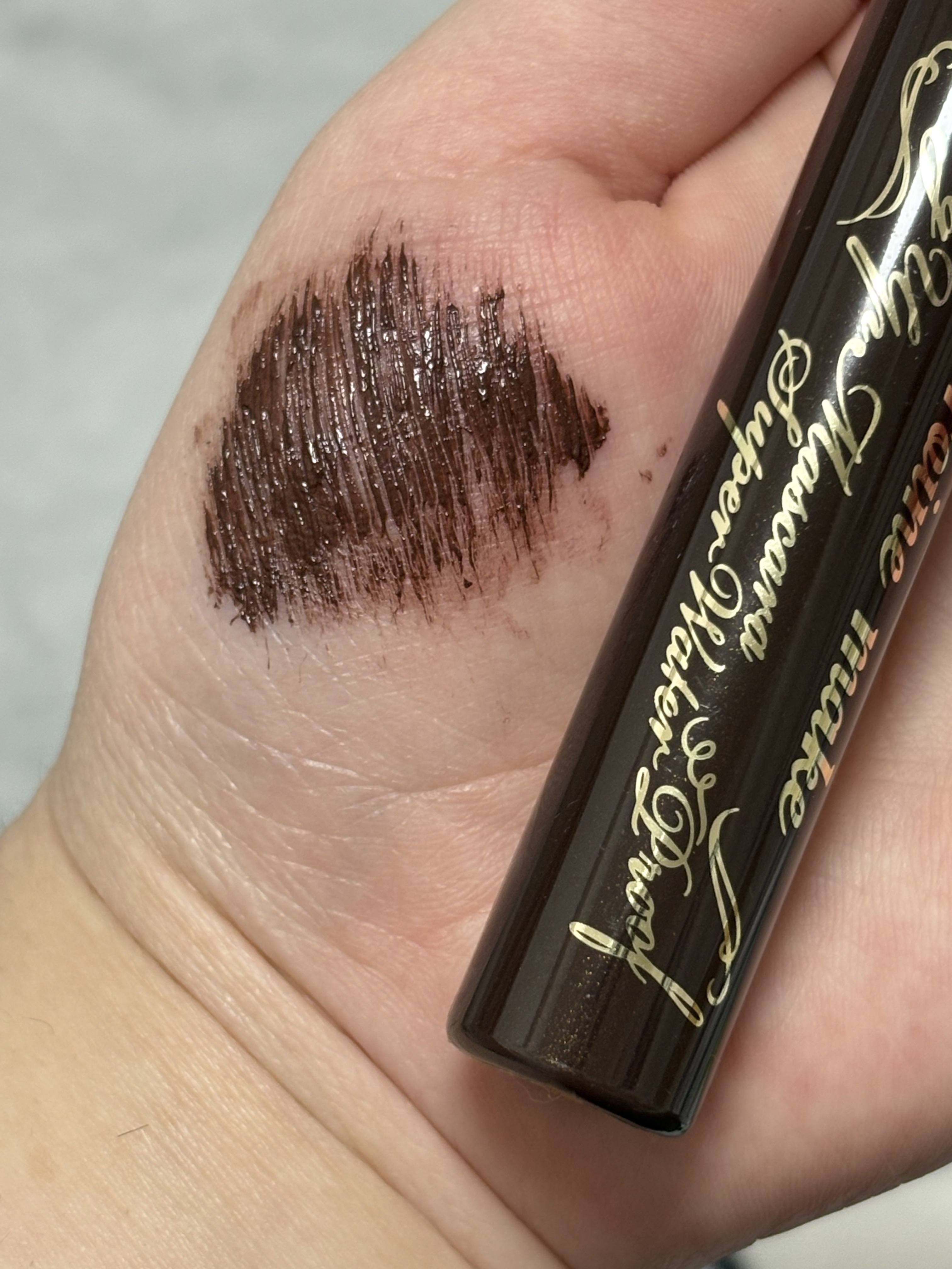 ロングUPマスカラ スーパーWP 02 ブラウン/ヒロインメイク/マスカラを使ったクチコミ（2枚目）