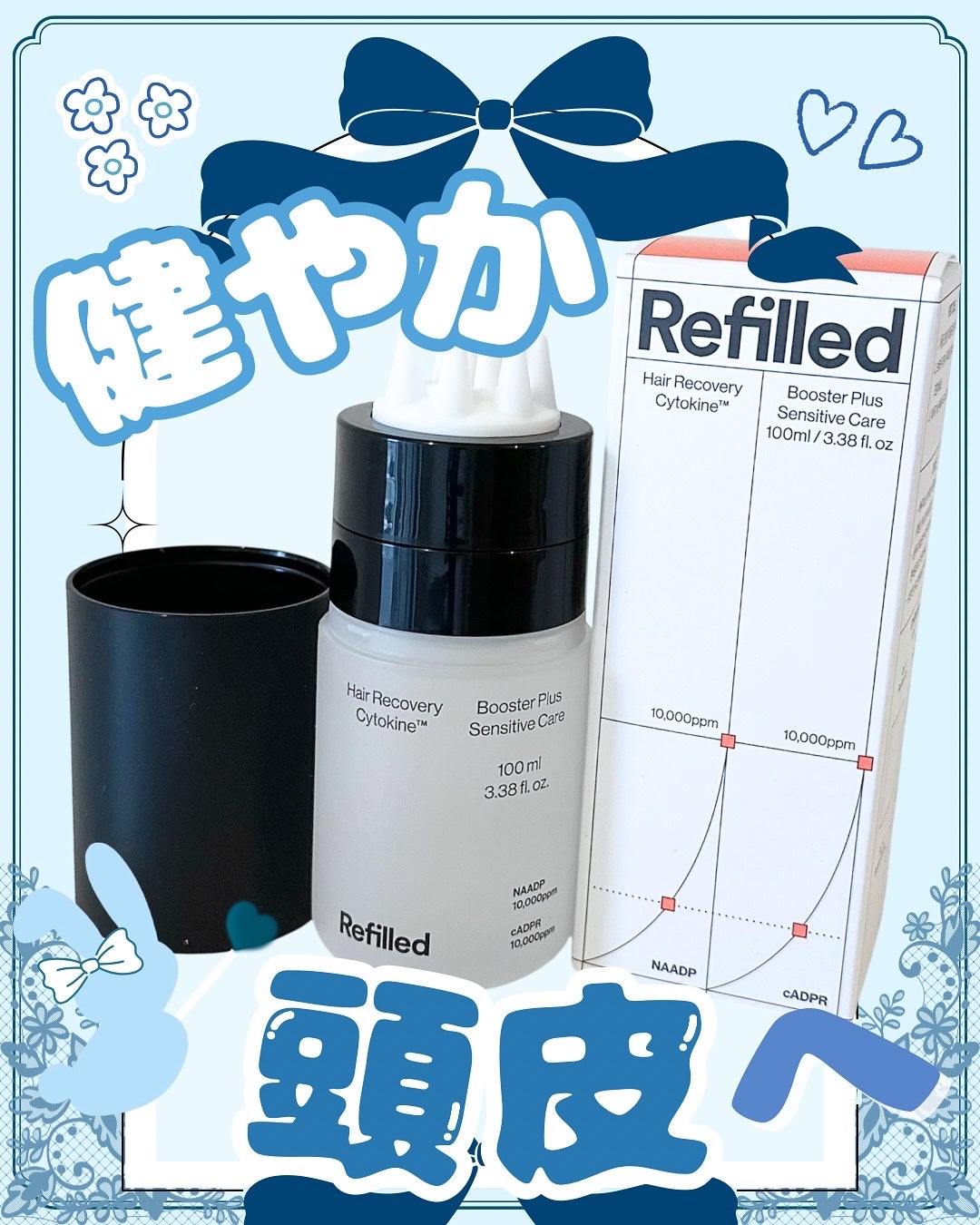 サイトカイン ブースター/Refilled/頭皮ローションを使ったクチコミ(4枚目)