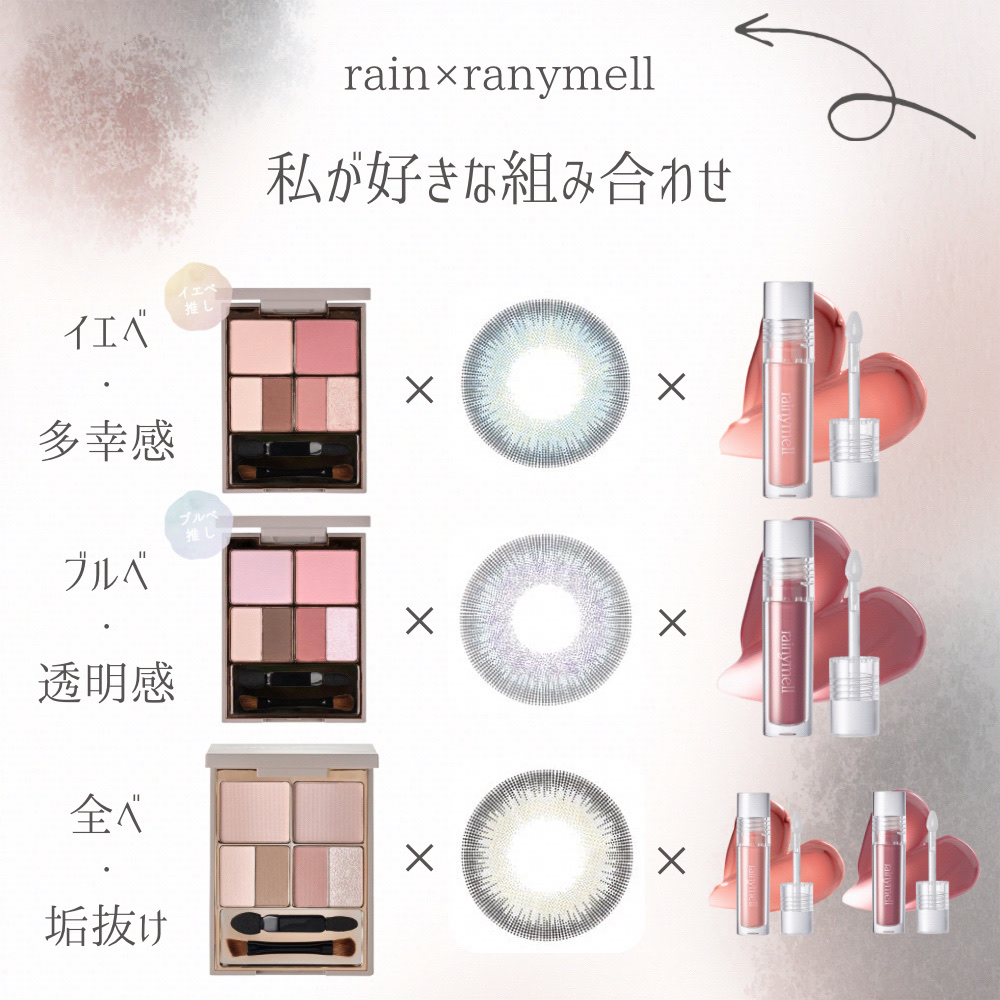 アミュレットカラーアイズ 01 ピーチグロウ/rainymell/アイシャドウパレットを使ったクチコミ（1枚目）