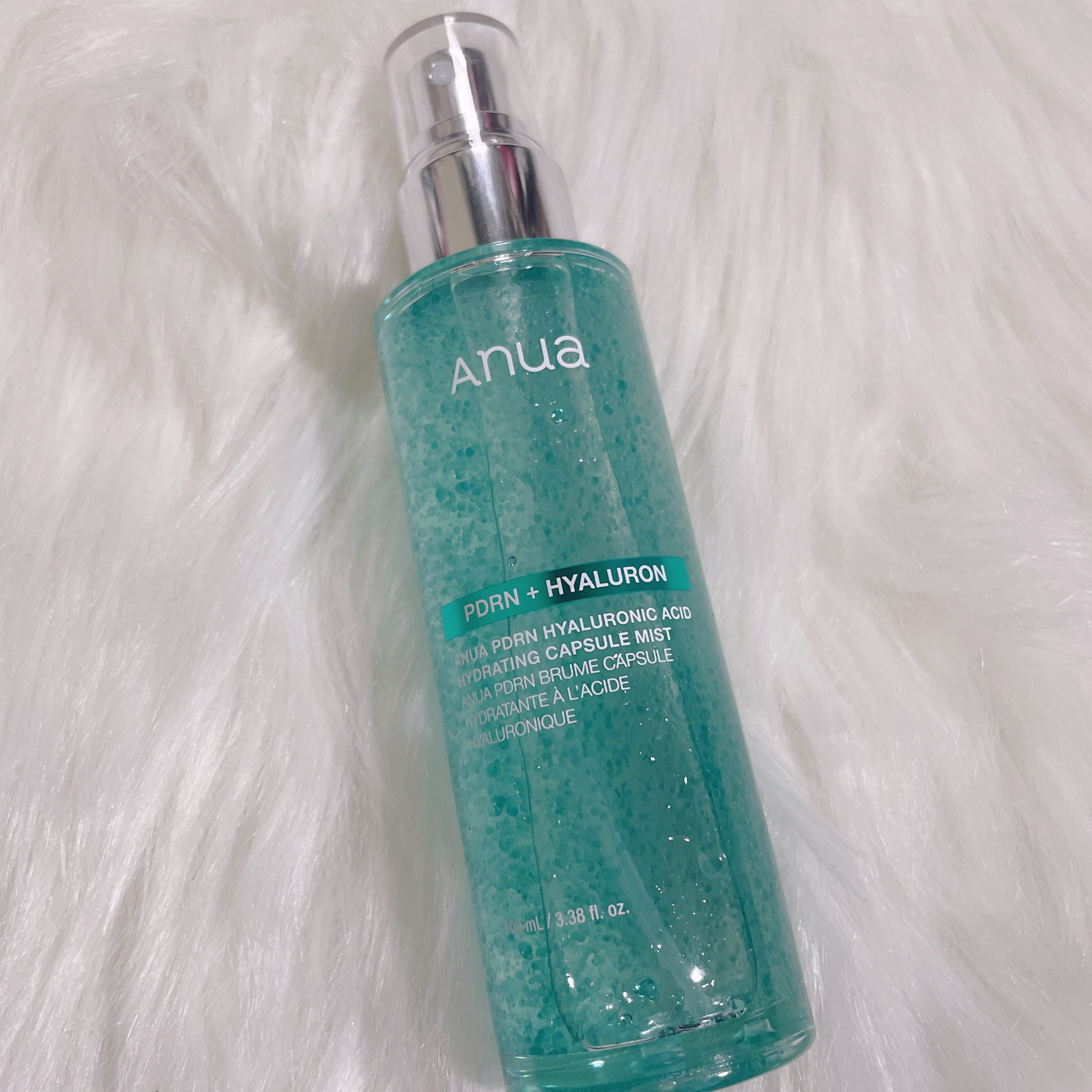 PDRNヒアルロン酸ハイドレイティングミスト/Anua/ミスト状化粧水を使ったクチコミ（1枚目）