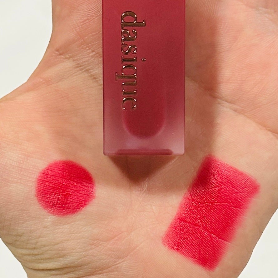 クリームドゥローズティント/dasique/リップティントを使ったクチコミ(2枚目)