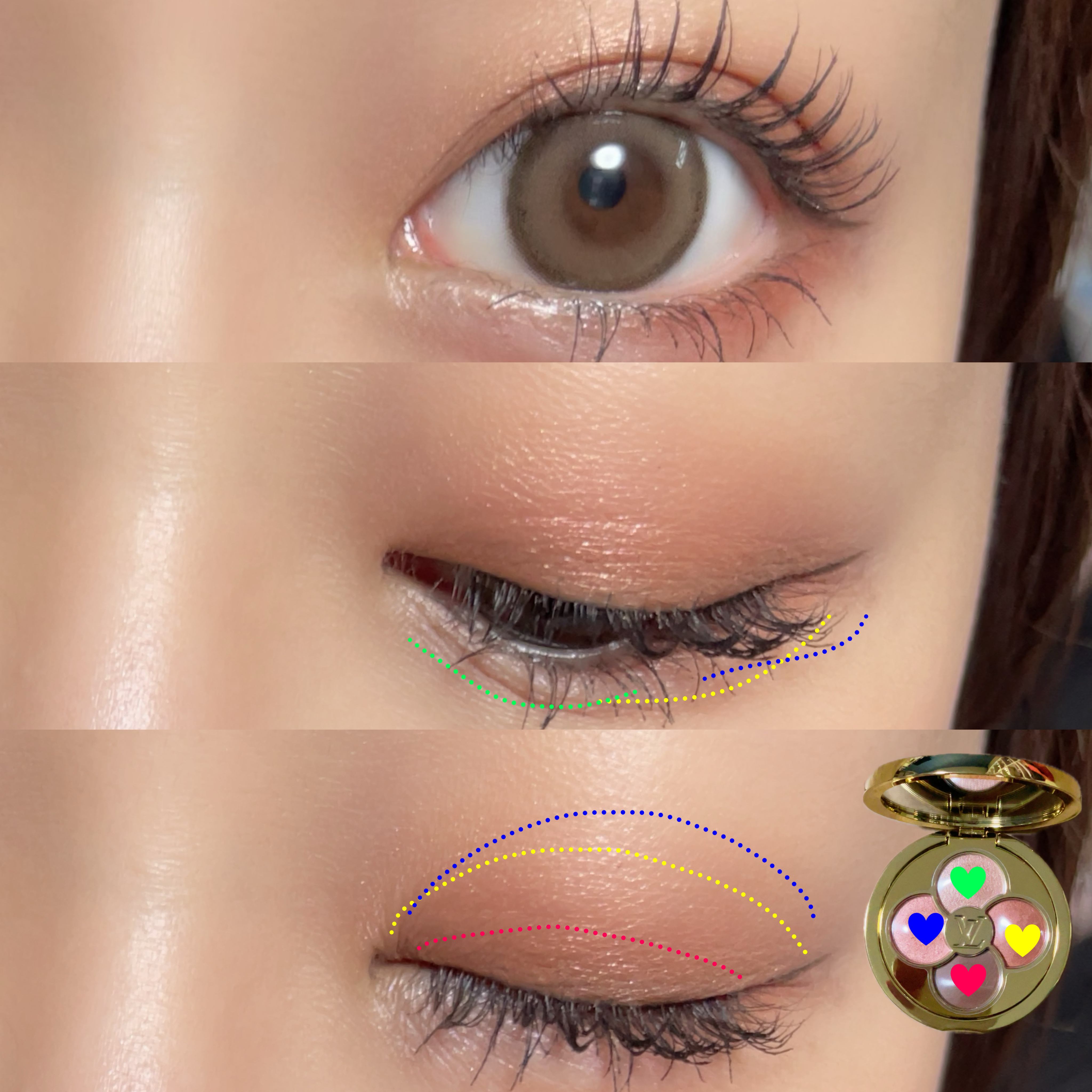 LV オンブル/ルイ・ヴィトン/アイシャドウパレットを使ったクチコミ（2枚目）