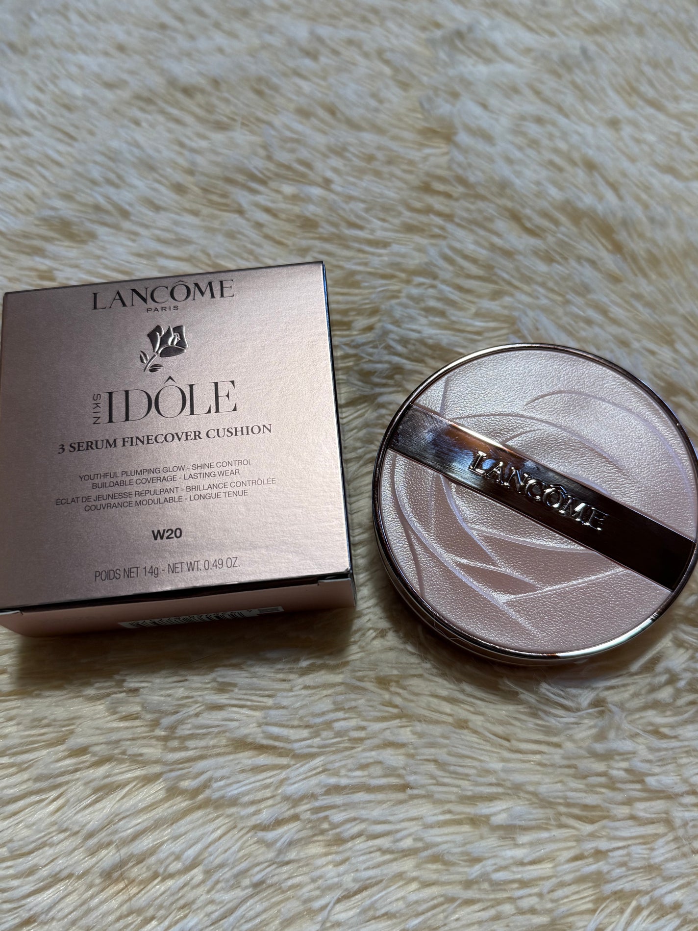 イドル スキン セラム ファインカバー クッション /LANCOME/クッションファンデーションを使ったクチコミ(1枚目)