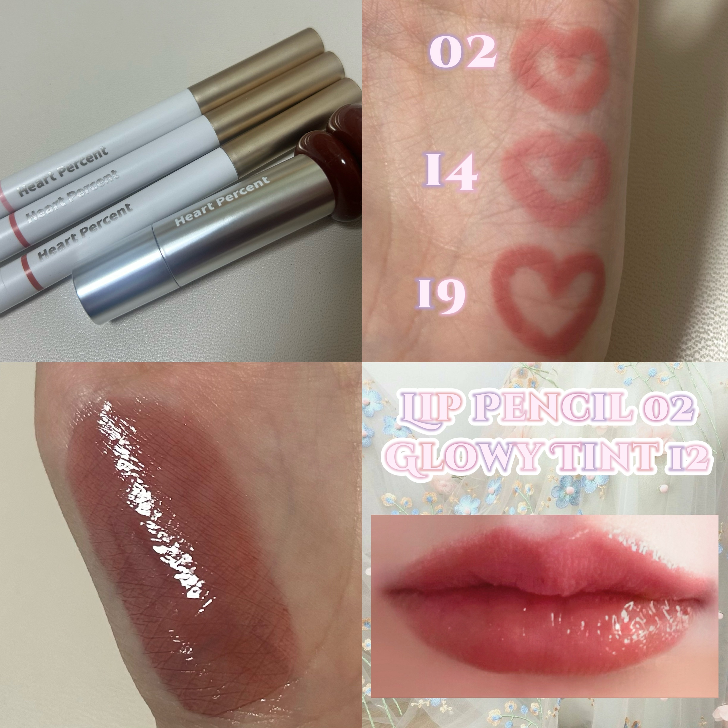ドットオンムードリップペンシル/Heart Percent/リップライナーを使ったクチコミ（2枚目）