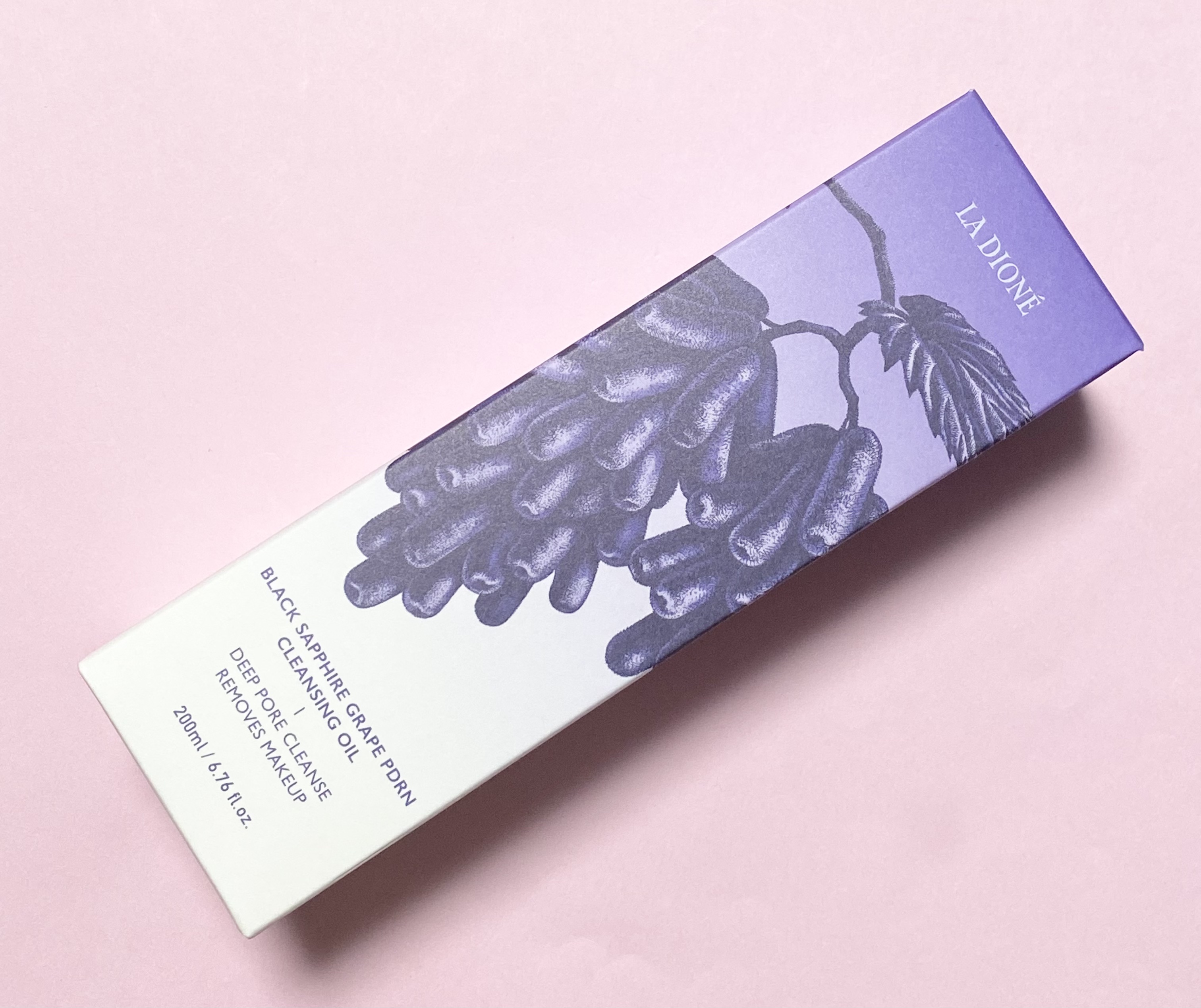 スイート サファイア ブドウ PDRN クレンジングオイル 200m/LA DIONÉ/オイルクレンジングを使ったクチコミ（1枚目）