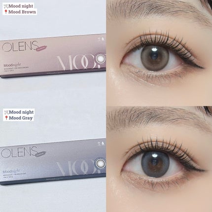 Moodnight 1day/OLENS/ワンデー(1DAY)カラコンを使ったクチコミ(3枚目)