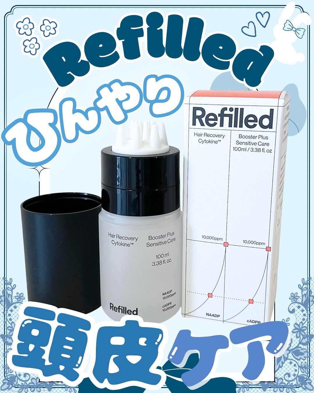 サイトカイン ブースター/Refilled/頭皮ローションを使ったクチコミ(1枚目)