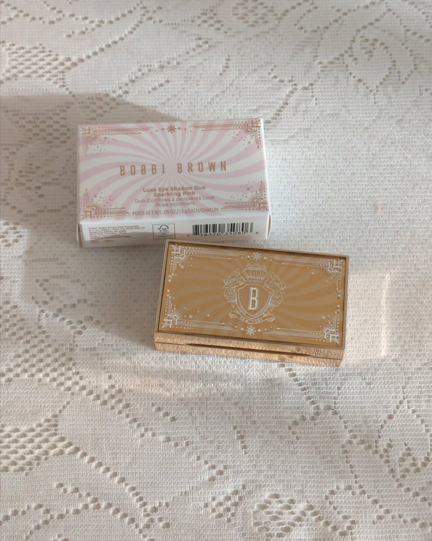 リュクス アイシャドウ デュオ/BOBBI BROWN/アイシャドウパレットを使ったクチコミ（2枚目）