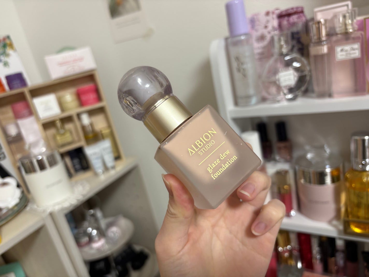 アルビオン スタジオ グレイズデュウ ファンデーション/ALBION/リキッドファンデーションを使ったクチコミ(1枚目)