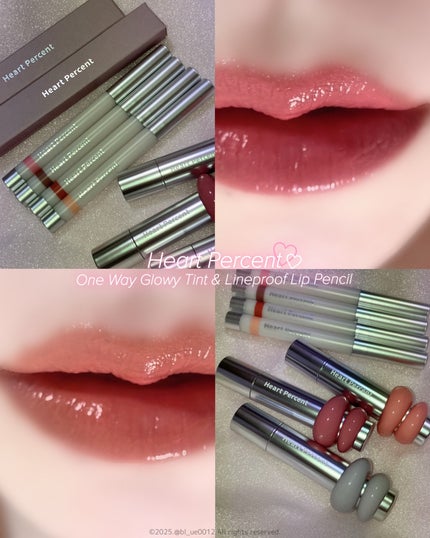 ドットオンムードワンウェイグロイティント/Heart Percent/リップティントを使ったクチコミ(1枚目)
