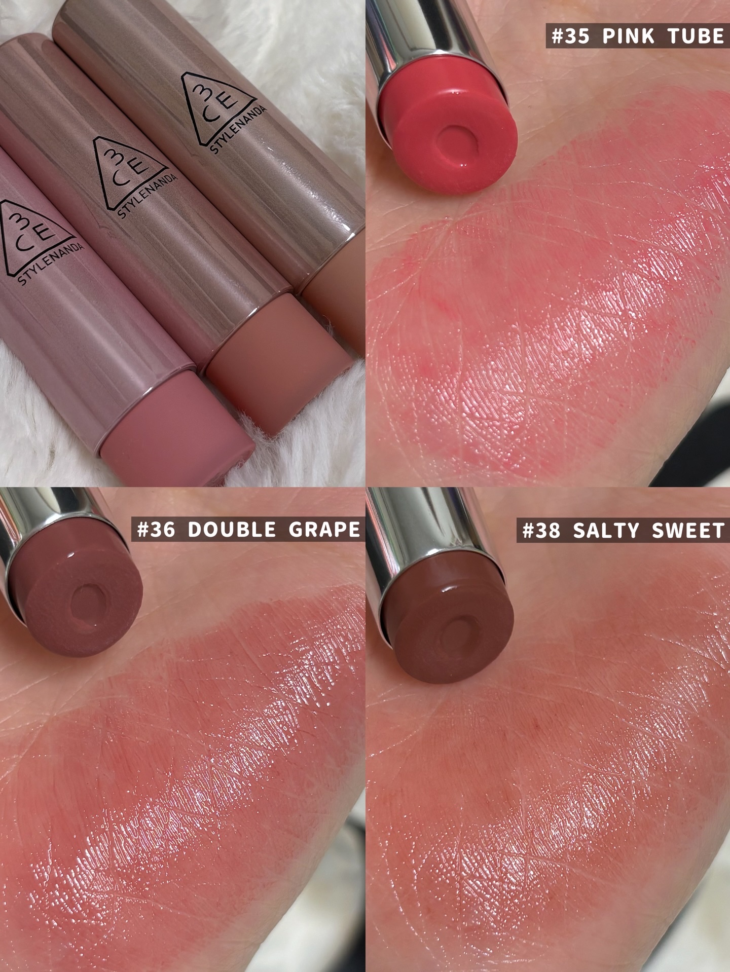 3CE グレイジーリップグロウ/3CE/リップグロスを使ったクチコミ（3枚目）