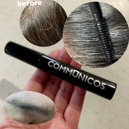 眉・髭毛髪用マスカラ ブラック/コムニコス/その他スタイリングを使ったクチコミ(3枚目)