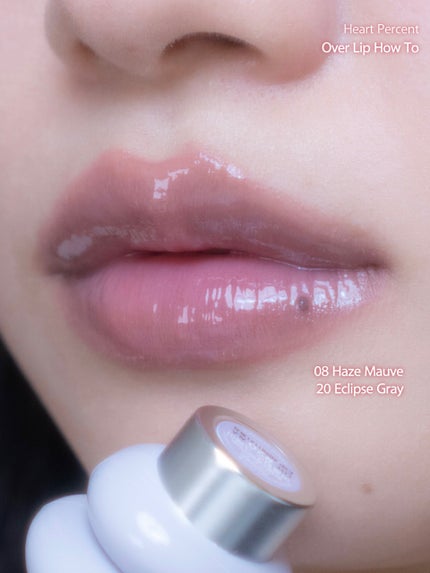 ドットオンムードワンウェイグロイティント/Heart Percent/リップティントを使ったクチコミ(5枚目)