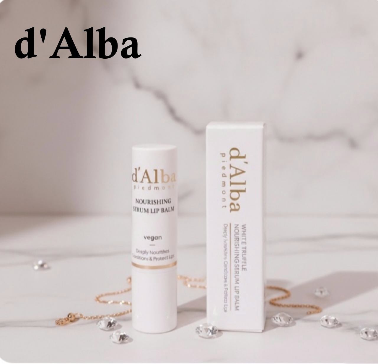 ホワイトトリュフナリシングセラムリップバーム/ダルバ/リップバームを使ったクチコミ(1枚目)