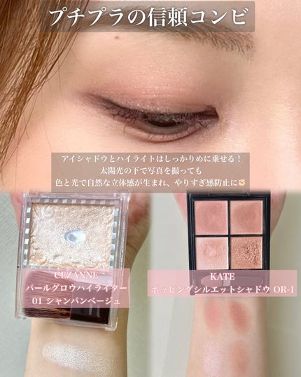 パールグロウハイライト/CEZANNE/パウダーハイライトを使ったクチコミ(3枚目)