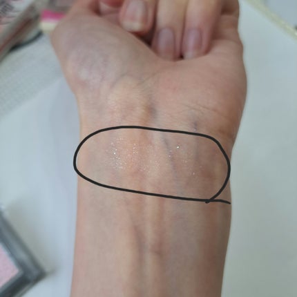 シングルシャイニーアイシャドウ/CEZANNE/アイシャドウを使ったクチコミ(3枚目)