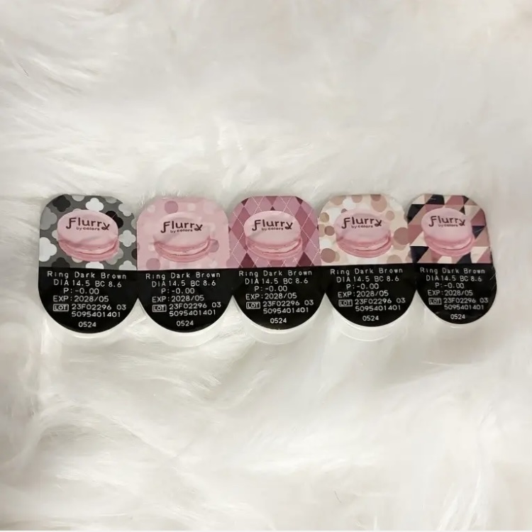 Flurry by colors 1day リングダークブラウン(キマグレネコ)/Flurry by colors/ワンデー（１DAY）カラコンを使ったクチコミ（1枚目）