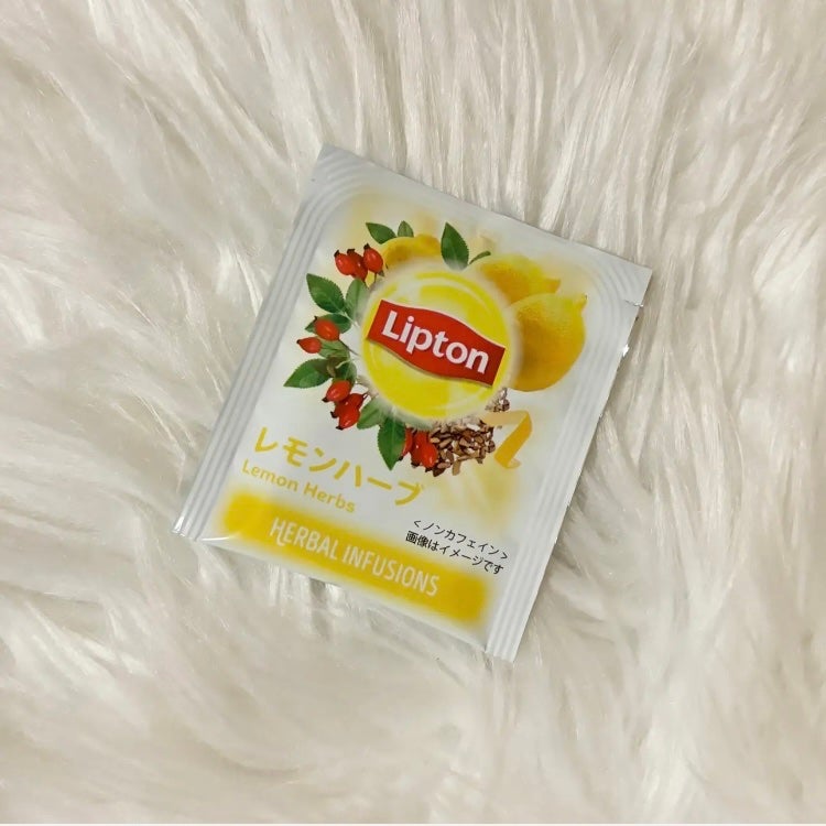 ⁂hinami⁂フォロバ100 on LIPS 「リプトンレモンハーブティー♡ポイント♡☑︎爽やかなレモンの酸味..」(1枚目)