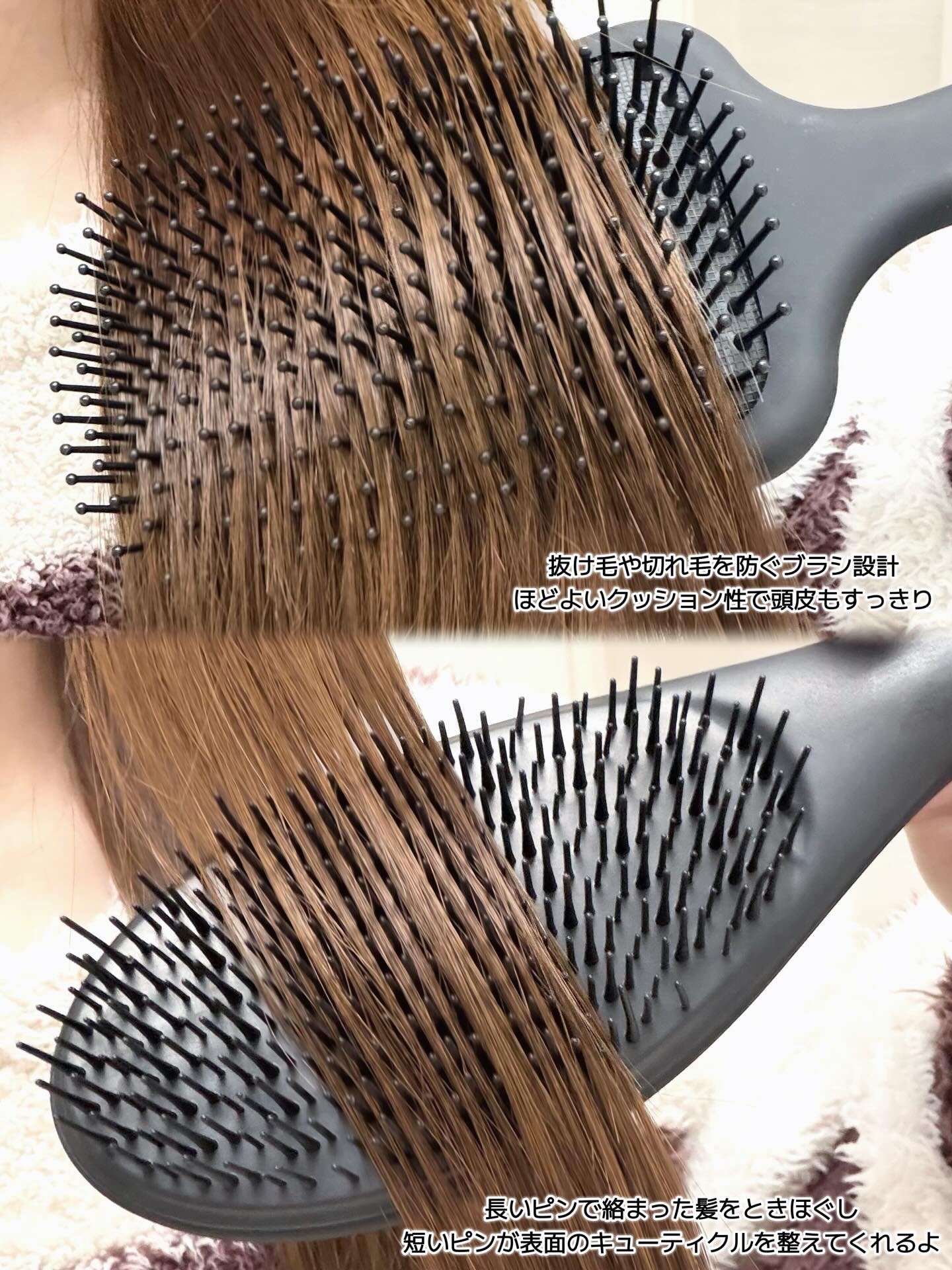 87saku ハナサク パドルブラシ/87saku/ヘアブラシを使ったクチコミ（3枚目）