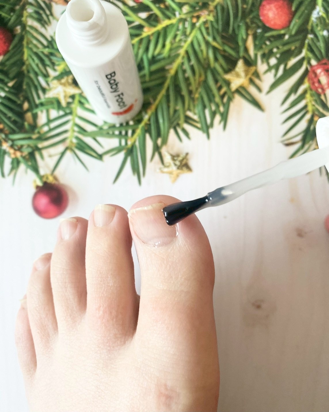 ベビーフット 足爪プロティンパック/ベビーフット/レッグ・フットケアを使ったクチコミ（3枚目）