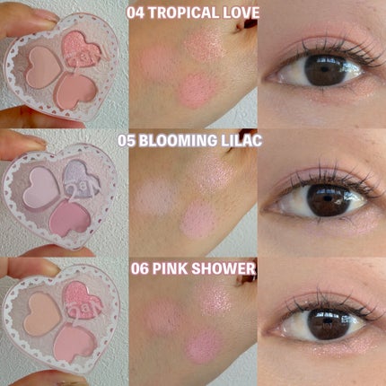 ラブクローバーパレット/2aN/アイシャドウパレットを使ったクチコミ(3枚目)