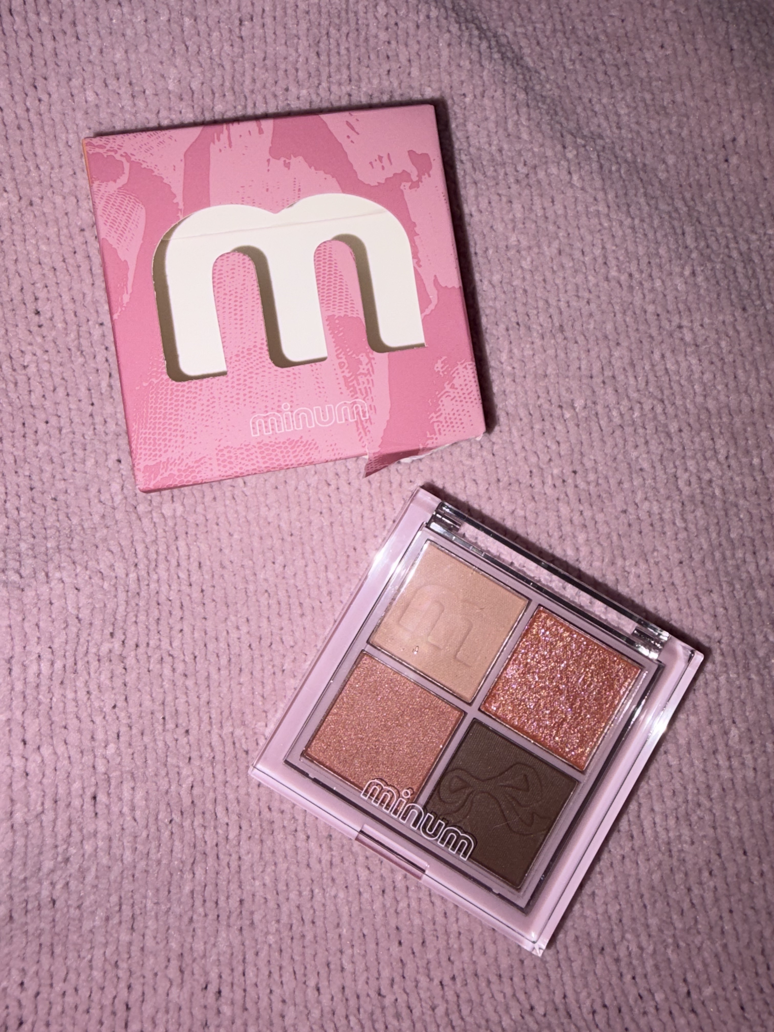 バブアイカラーパレット/minum/アイシャドウパレットを使ったクチコミ（2枚目）