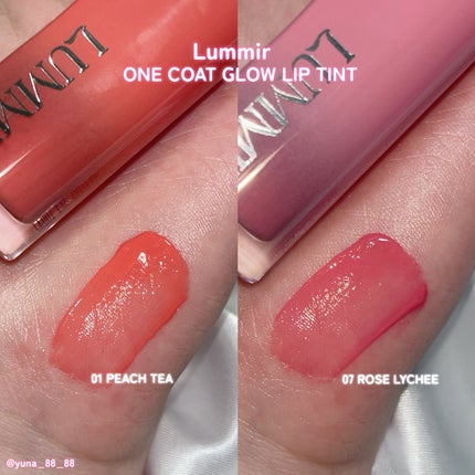 ONE COAT グロウティント/Lummir/リップティントを使ったクチコミ(4枚目)