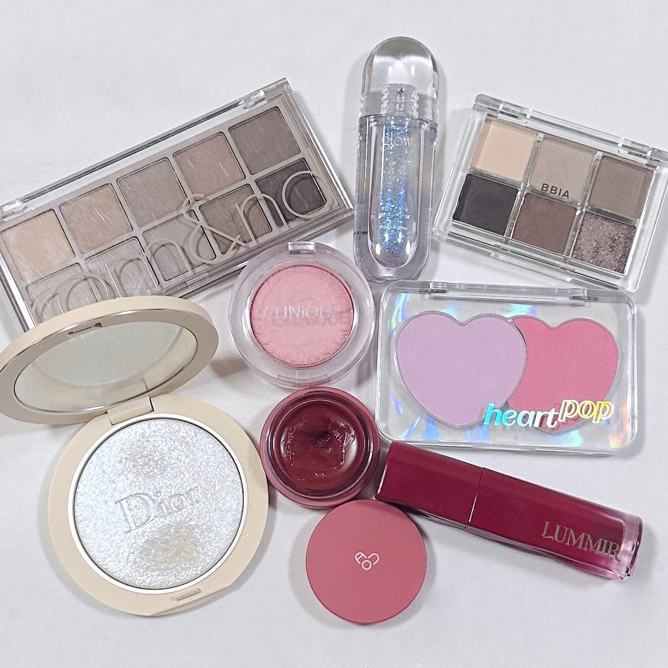 \今日のメイク☺︎/

📍使用コスメ
────────────
#romand BETTER THAN PALETTE 04.DUSTY FOG GARDEN
#bbia READY TO WEAR EYE PALETTE 08.COOL