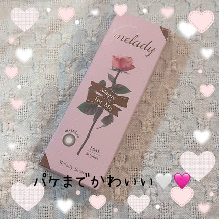 melady 1day/melady/ワンデー(1DAY)カラコンを使ったクチコミ(1枚目)