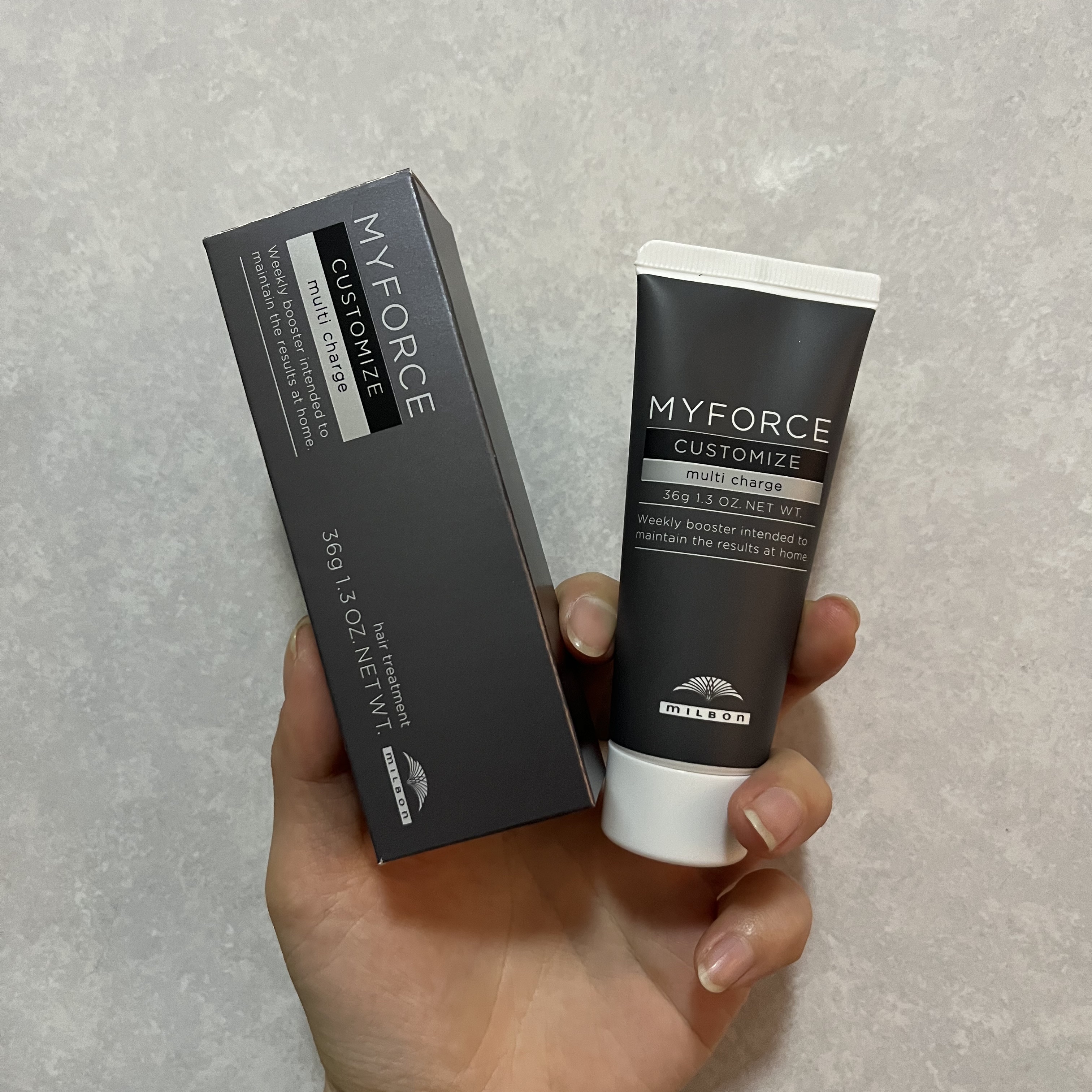 マイフォース カスタマイズ マルチチャージ/ミルボン/洗い流すヘアトリートメントを使ったクチコミ（1枚目）