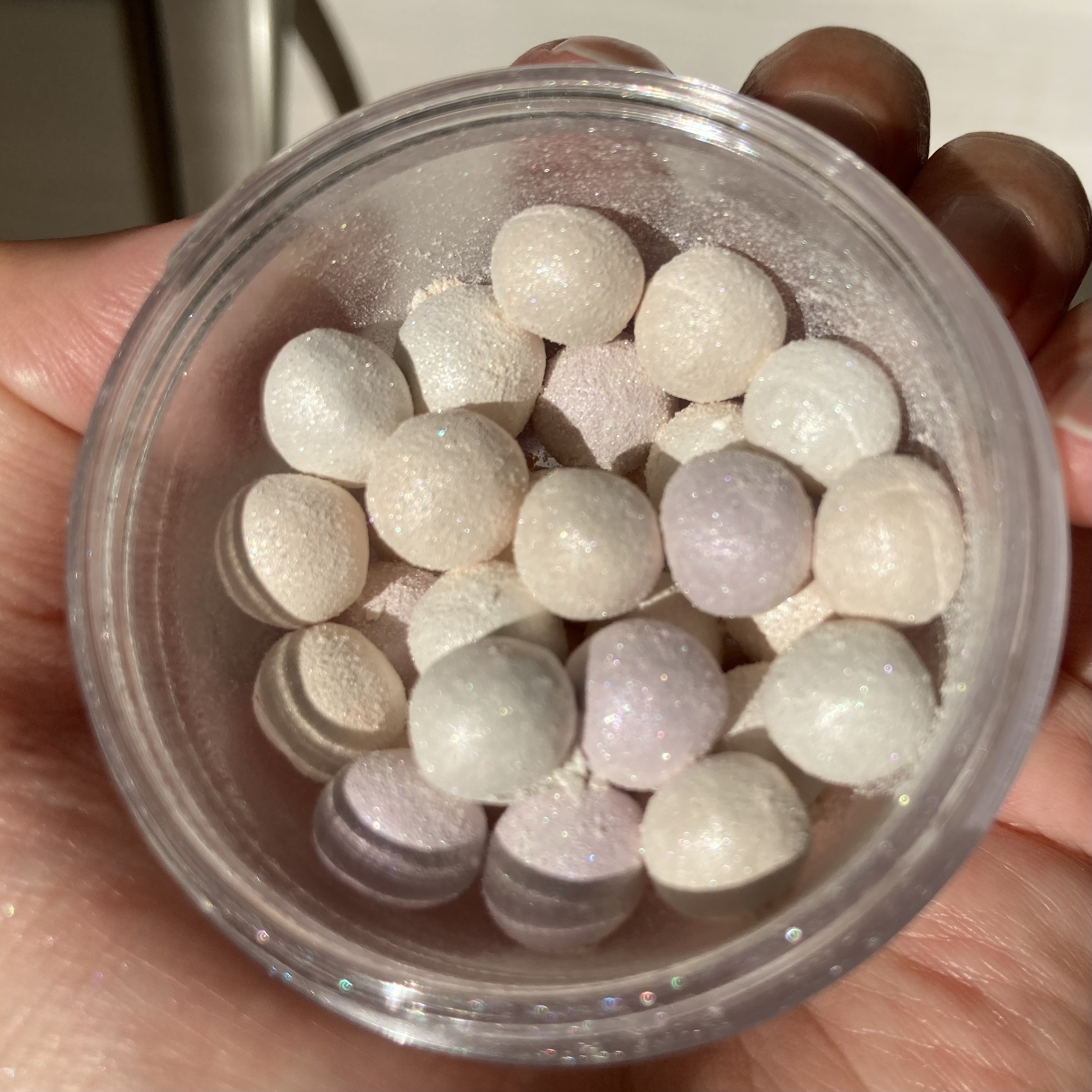 シアーパールパウダー/rom&nd/ルースパウダーを使ったクチコミ（2枚目）