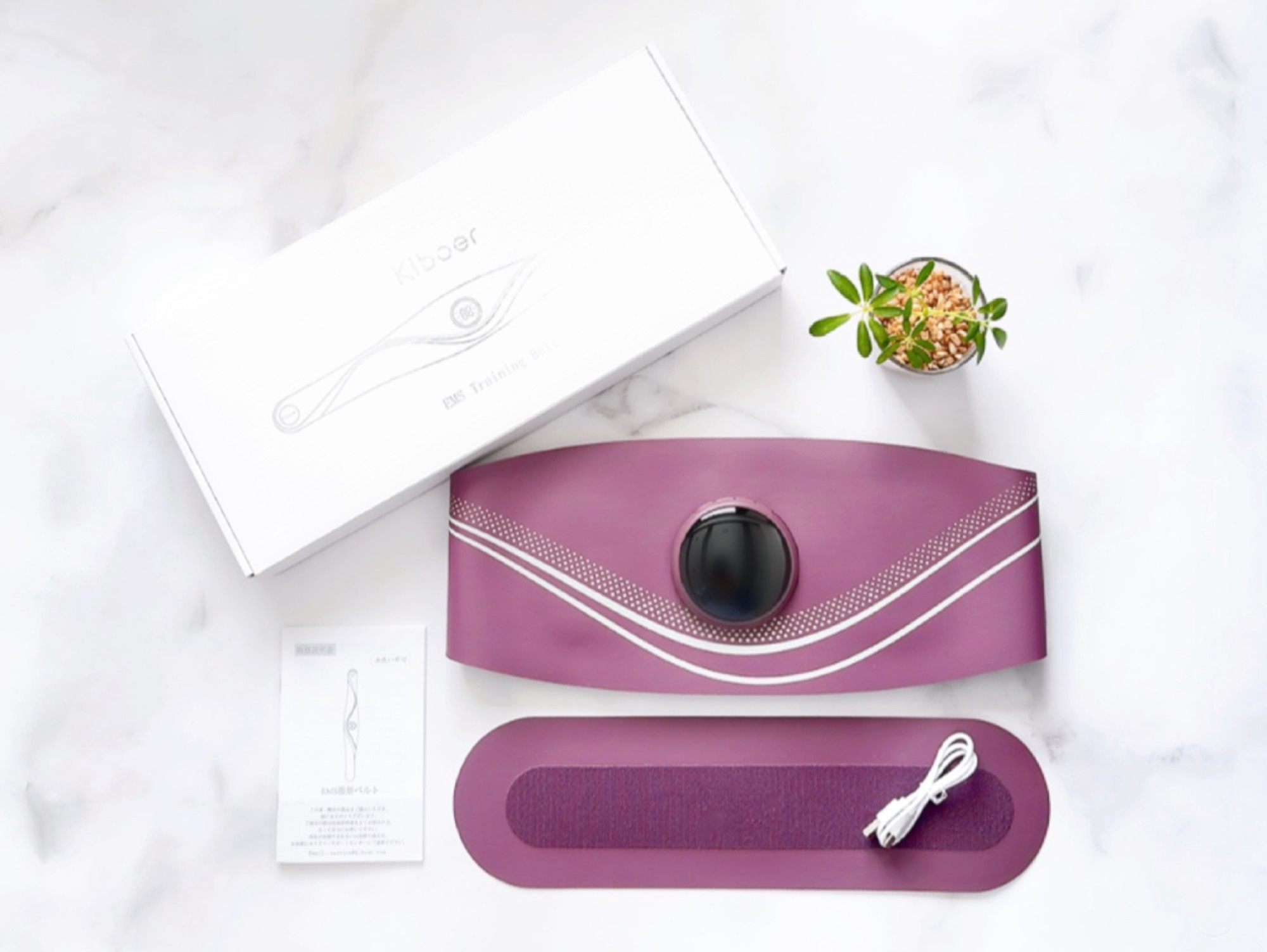 ⁡
⁡
⁡
kiboer
☑︎ EMS腹筋ベルト
⁡
⁡
こちらはEMS × 温熱 × 光エステの相乗効果で
心地よいボディケアを叶えてくれる商品です´-
⁡
⁡
Point𓂃⧉
☑︎ 巻くだけ簡単ボディケア
☑︎ EMS技術・瞬間パワー