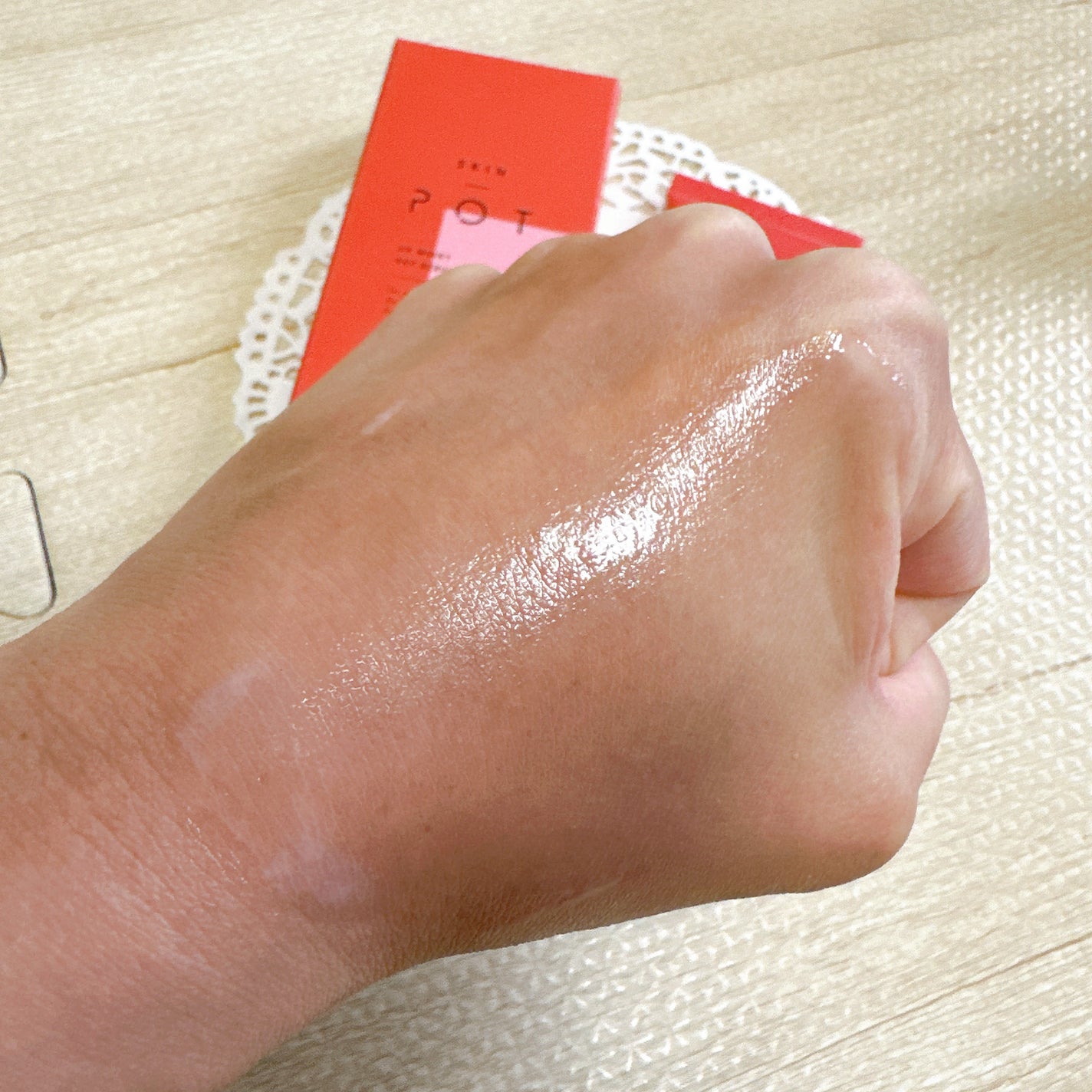 UVモイストデイセラム/SKIN POT/日焼け止めローションを使ったクチコミ(5枚目)