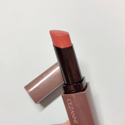 リップカラーシールド 01 フィグブラウン/CEZANNE/口紅の画像