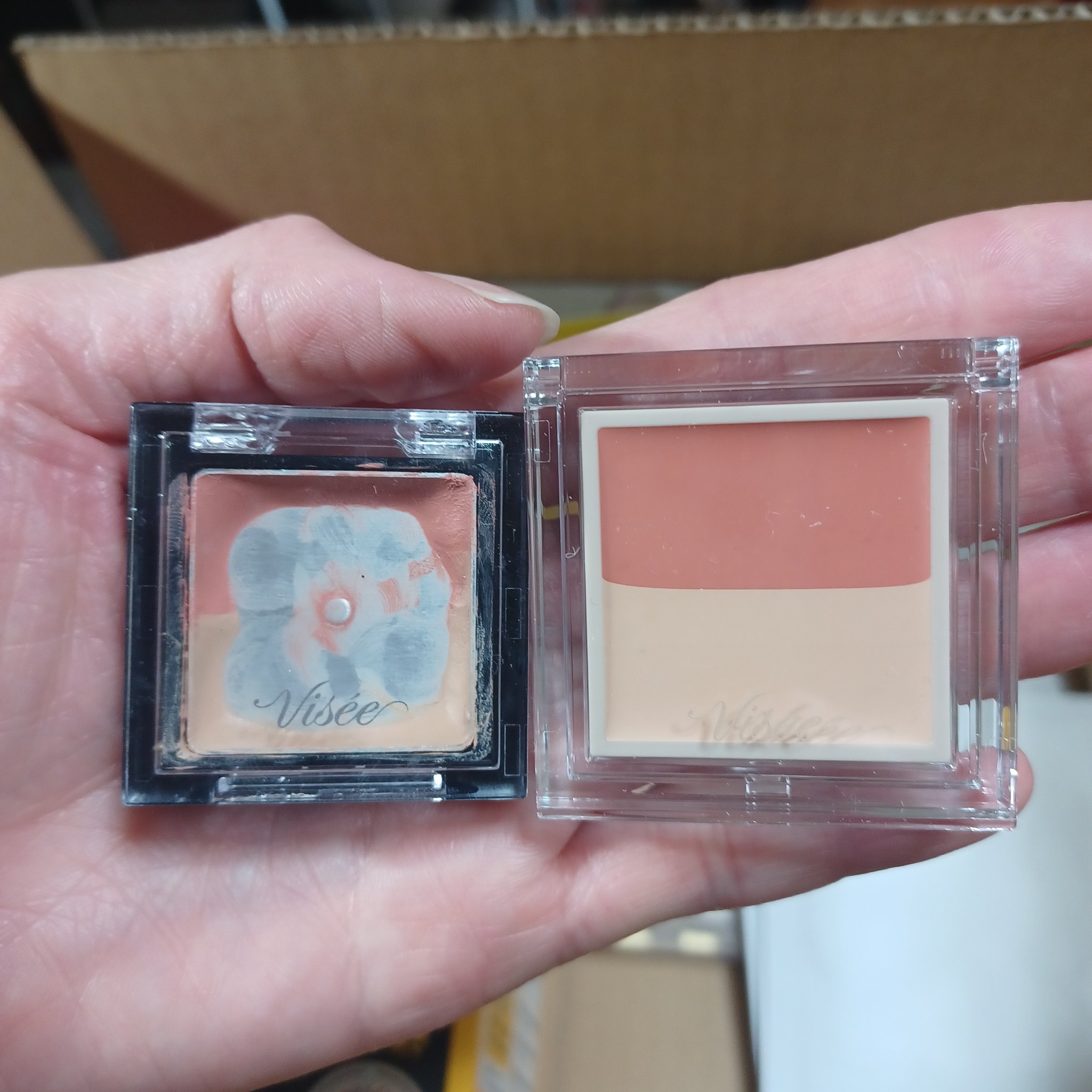 カラーデュオ トリック コンシーラー/Visée/パレットコンシーラーを使ったクチコミ（3枚目）