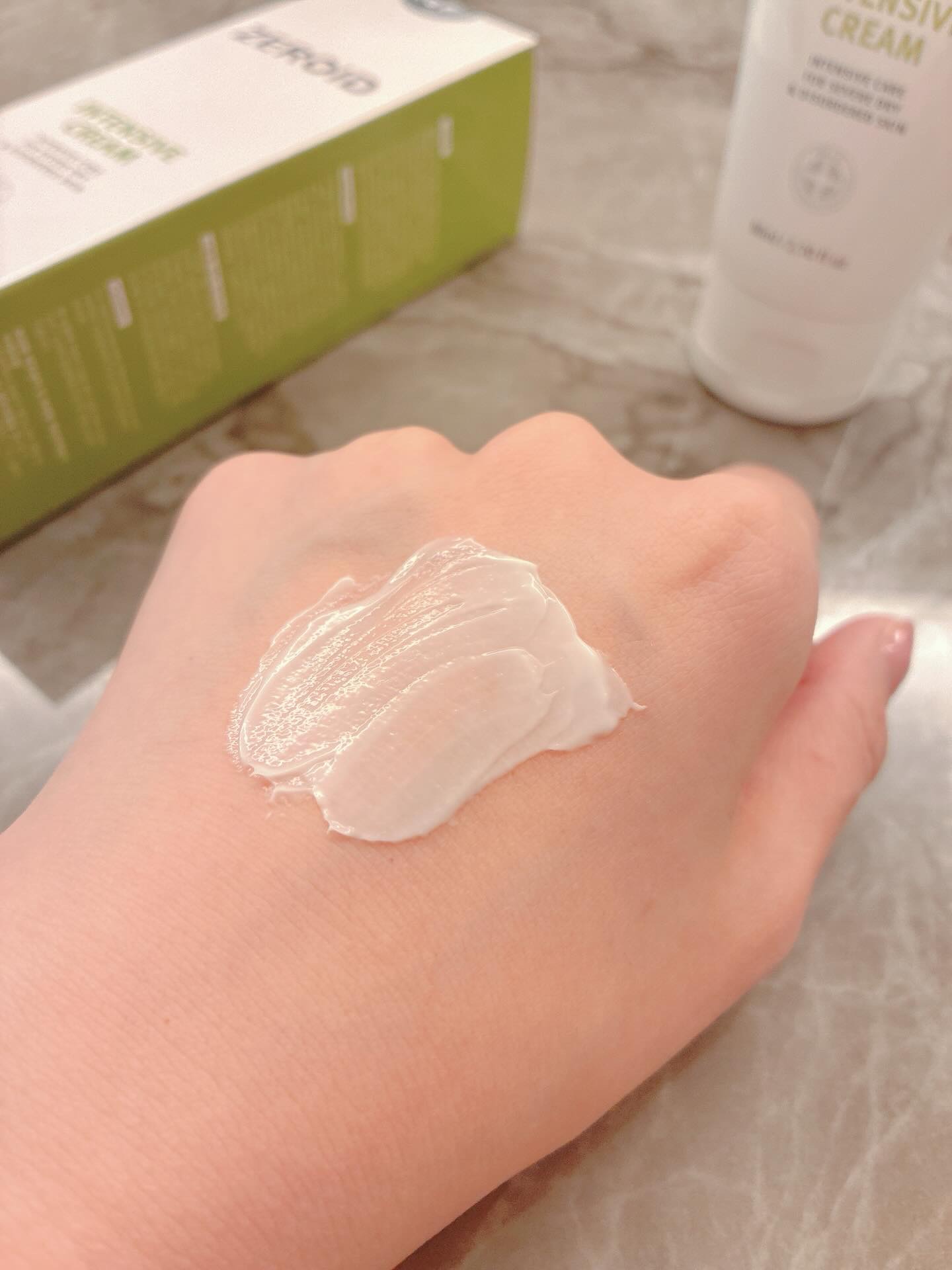 インテンシブクリーム/ZEROID/フェイスクリームを使ったクチコミ（2枚目）