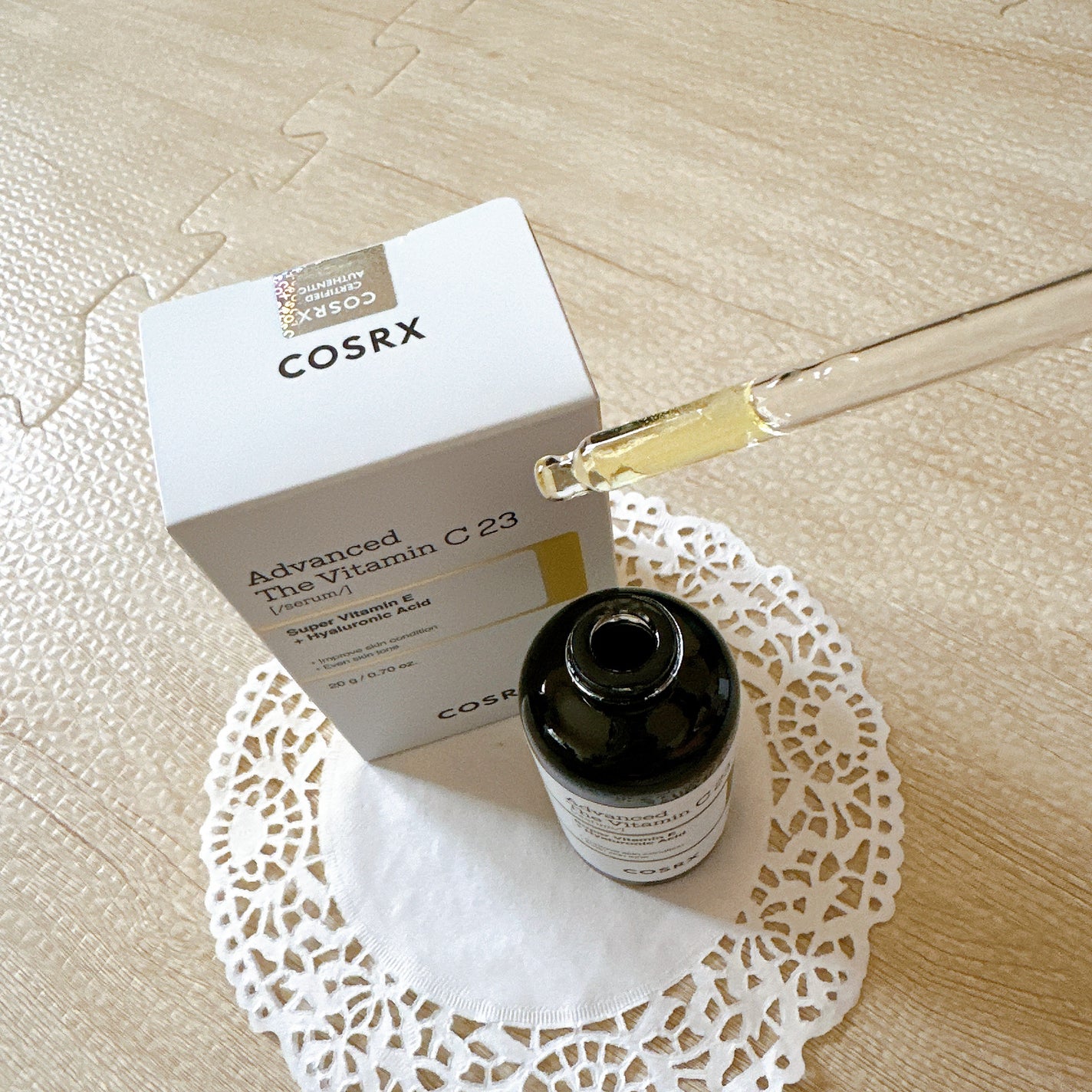 RXã¢ããã³ã¹ã ã¶ã»ãã¿ãã³C23ã»ã©ã /COSRX/çŸå®¹æ¶²ã䜿ã£ãã¯ãã³ãïŒ4æç®ïŒ