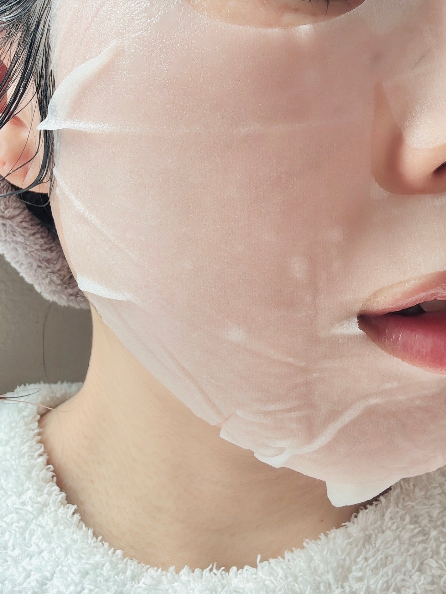 ウェラージュ リアルヒアルロニックブルーアンプルマスク/Wellage/シートマスク・パックを使ったクチコミ(3枚目)