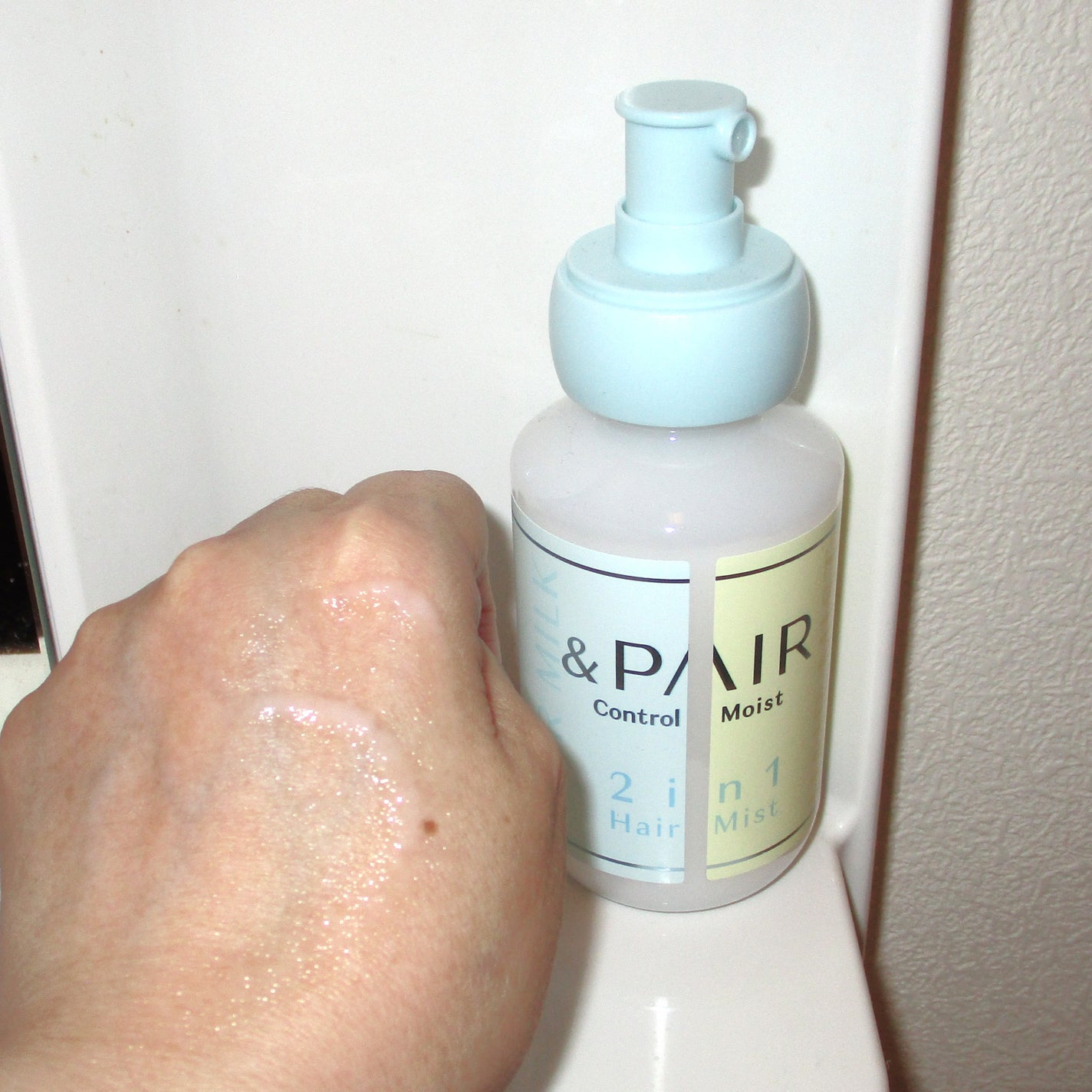 アンドペア コントロール モイスト 2in1 ヘアミルクミスト/&PAIR/ヘアミストを使ったクチコミ(7枚目)