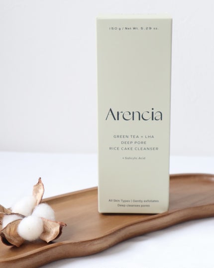 グリーンティー + LHA ディープポア ライスケーキ クレンザー/アレンシア/洗顔フォームを使ったクチコミ(4枚目)