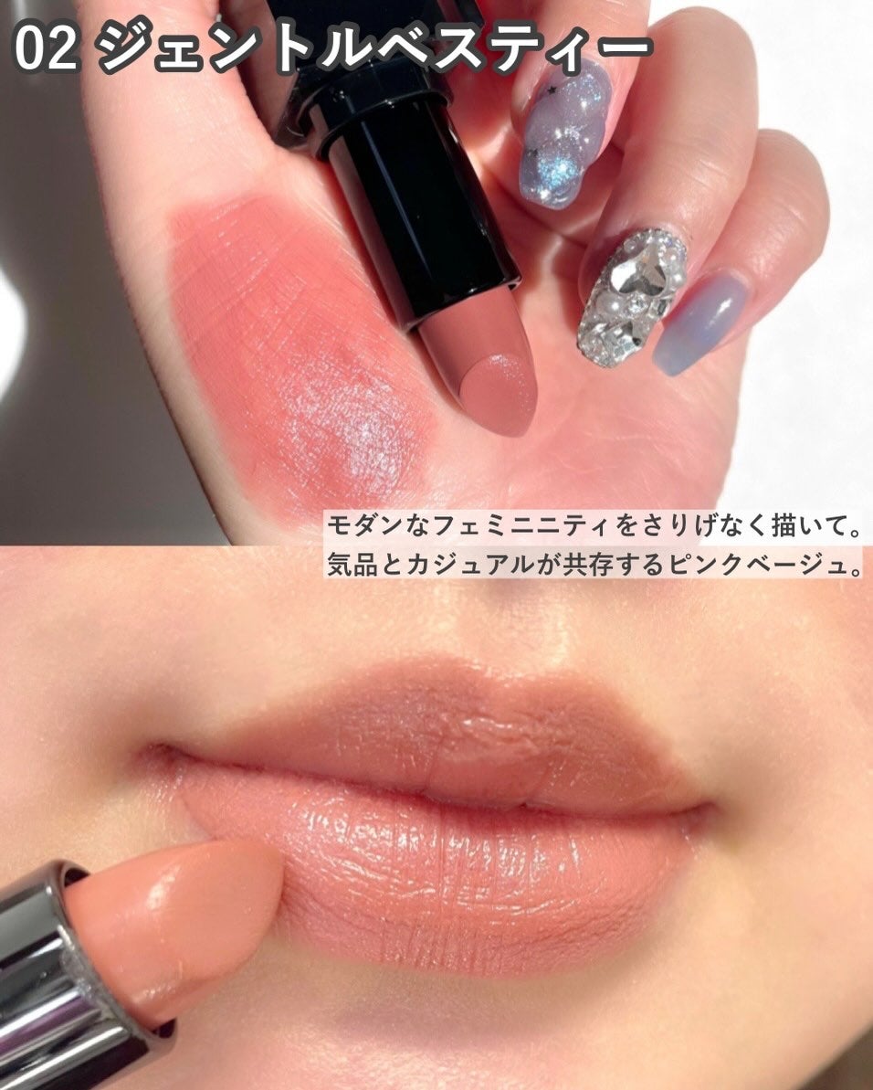 セルヴォーク ルージュ オー ミューテッドグロウ/Celvoke/口紅を使ったクチコミ(3枚目)