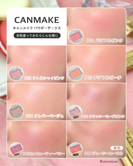 パウダーチークス/キャンメイク/パウダーチークを使ったクチコミ(6枚目)