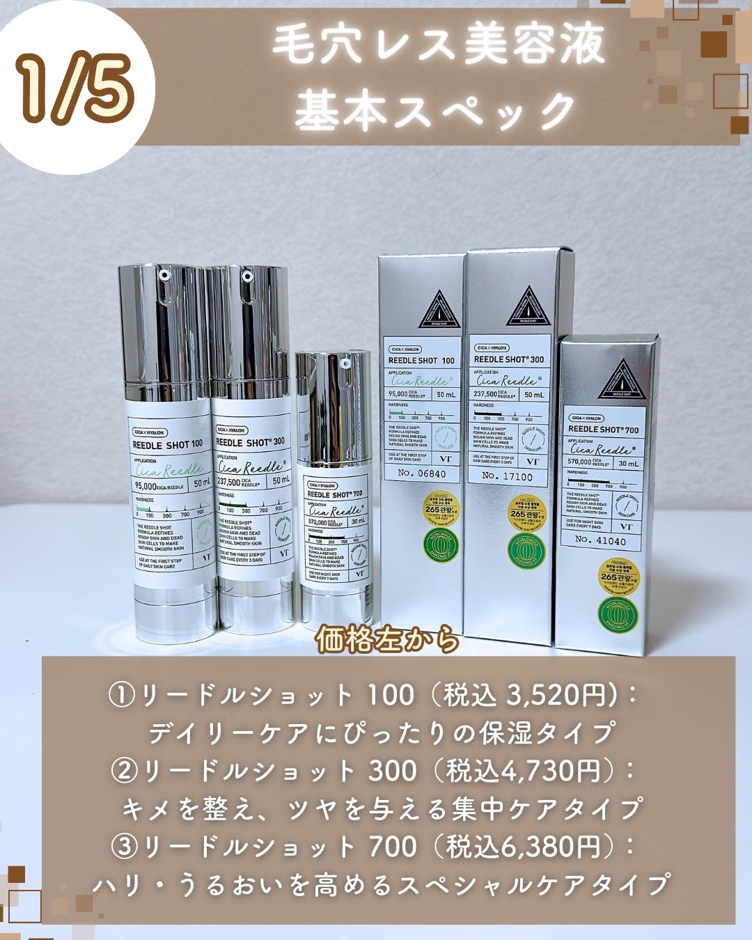 リードルショット100/VT/美容液を使ったクチコミ(3枚目)