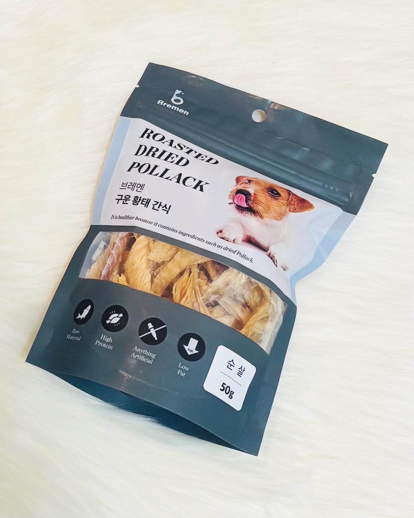 saya on LIPS 「Bremen焼きスケトウダラおやつ50g純粋な100%スケトウ..」(5枚目)